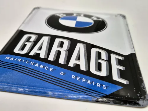 BMW Garage retro metal sign metal postcard board (10x14cm)