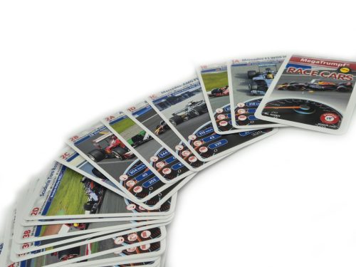 RACE CARS - F1 - racing cars quartet card game