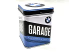 BMW Garage metal tea tin storage container
