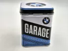 BMW Garage metal tea tin storage container