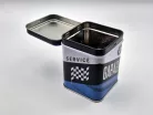 BMW Garage metal tea tin storage container