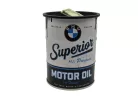 BMW Superior motor oil metal barrel sleeve box storage