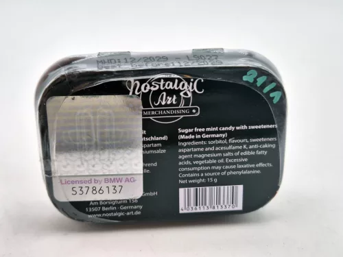 BMW Service metal candy box tin (15g)