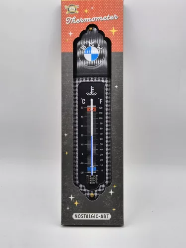 BMW checkered thermometer