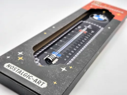 BMW checkered thermometer