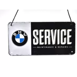 BMW Service hanging metal sign metal plate (20x10cm)