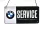 BMW Service hanging metal sign metal plate (20x10cm)
