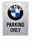 BMW Parking only metal sign (30x40cm)