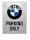BMW Parking only metal sign (30x40cm)