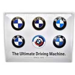   BMW The Ultimate Driving Machine - metal poster metal sign (40x30cm)