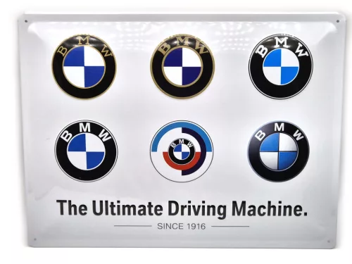BMW The Ultimate Driving Machine - metal poster metal sign (40x30cm)