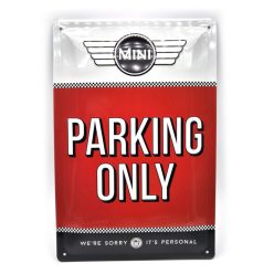 MINI Parking only metal poster metal sign (20x30 cm)