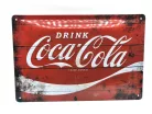 Drink Coca-Cola - metal poster metal sign (30x20 cm)
