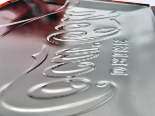 Drink Coca-Cola - metal poster metal sign (30x20 cm)