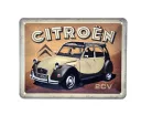 Citroen 2CV Duck - metal poster metal sign (20x15cm)