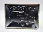 Citroen 2CV Duck - metal poster metal sign (20x15cm)