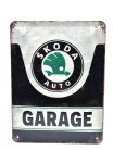 Skoda Garage - metal poster metal sign (15x20cm)