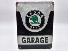 Skoda Garage - metal poster metal sign (15x20cm)