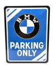 BMW Parking Only - metal sign (15x20cm)