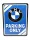 BMW Parking Only - metal sign (15x20cm)
