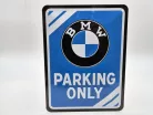 BMW Parking Only - metal sign (15x20cm)
