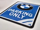 BMW Parking Only - metal sign (15x20cm)