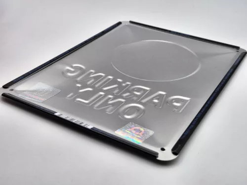 BMW Parking Only - metal sign (15x20cm)