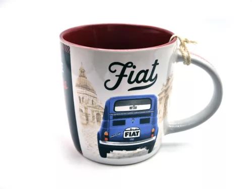Fiat 500 - Enjoy the good times - ceramic mug