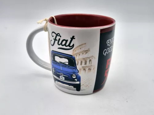 Fiat 500 - Enjoy the good times - ceramic mug