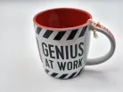 Warning - Genius at work - ceramic mug