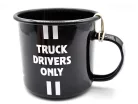 Mercedes Benz - Truck drivers only - Quality lasts longer - metal mug