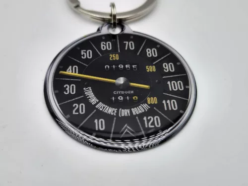 Citroen odometer keychain
