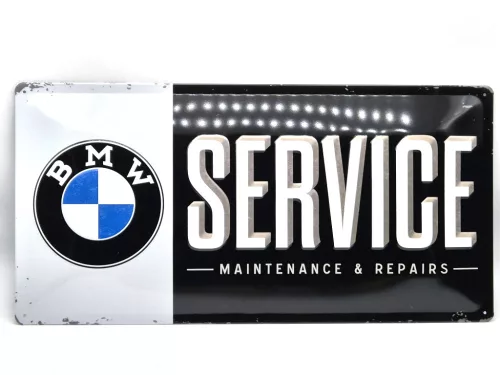 BMW Service metal poster metal sign (50x25cm)