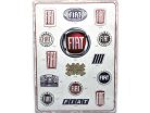 Fiat Logo - metal poster metal sign (30x40cm)