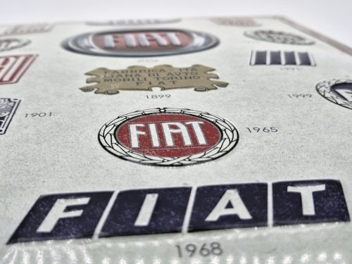 Fiat Logo - metal poster metal sign (30x40cm)