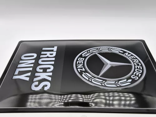 Mercedes-Benz - trucks only - metal poster metal sign (30x40cm)