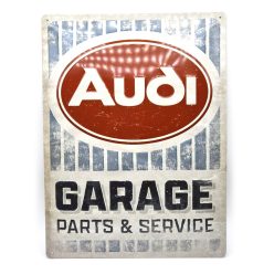 Audi Garage - metal poster metal sign (30x40cm)