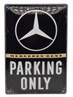Mercedes Parking Only metal sign (20x30 cm)