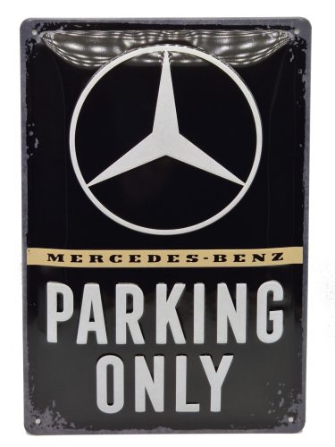 Mercedes Parking Only metal sign (20x30 cm)