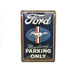 Ford Mustang Parking Only metal sign (20x30 cm)