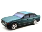 BMW E34 M5 sedan plush car - green