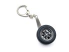 1:18 scale AUTOart wheel keychain - black