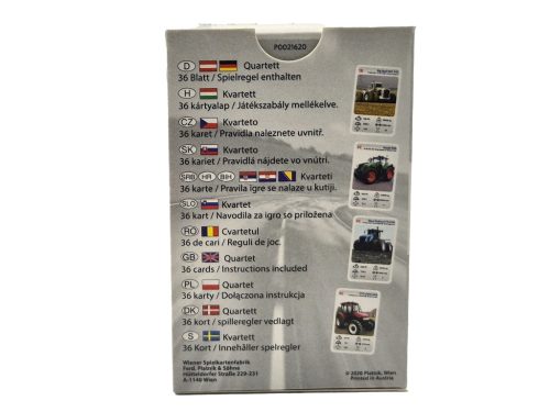 Traktoren - tractor / work machine quartet card game