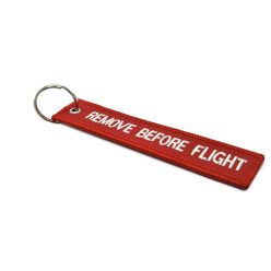Remove Before Flight keychain – key holder