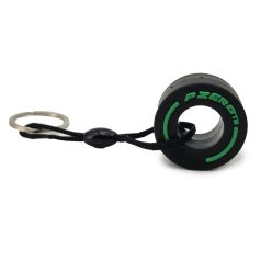 F1 Formula 1 tire – keychain – green