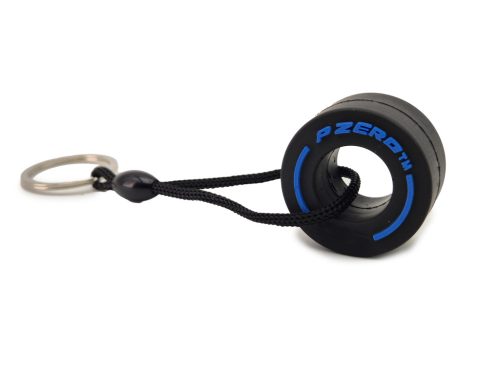 F1 Formula 1 tire – keychain – blue
