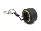 F1 Formula 1 tire – keychain – yellow