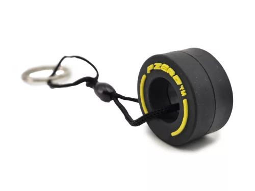 F1 Formula 1 tire – keychain – yellow