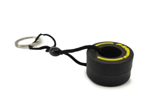 F1 Formula 1 tire – keychain – yellow