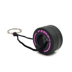F1 Formula 1 tire – keychain – pink